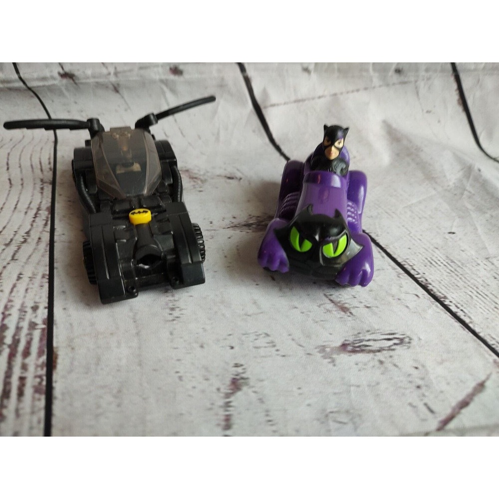 1991 McDonalds DC Comics Cat Women 2008 Bat Mobile Happy Meal Toys
